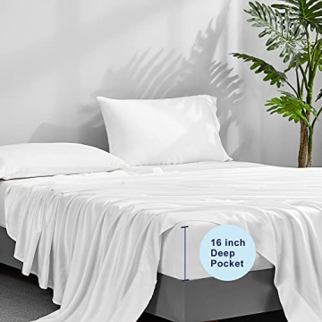 ACCURATEX Cooling Sheets for Queen Size Bed - Soft & Breathable