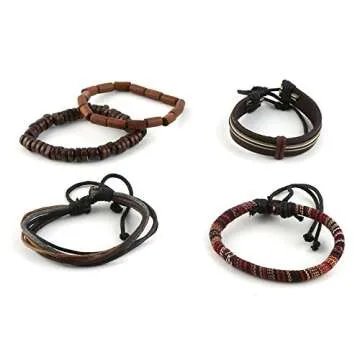 Shop HZMAN Unisex Multilayer Fashion Bracelet for All Styles