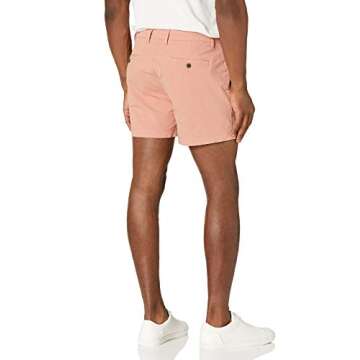 Amazon Essentials Men's Slim-Fit 5" Flat-Front Comfort Stretch Chino Short (Previously Goodthreads),...