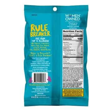 Rule Breaker Snacks Birthday Cake Bites | Vegan, Gluten-Free, Nut-Free, Allergen-Free, Soy-Free | Gr...