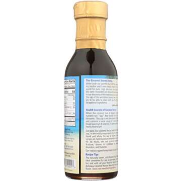 Coconut Secret Coconut Nectar - Natural, Low-Glycemic Liquid Sweetener, Agave Syrup Alternative - Organic, Vegan, Non-GMO, Gluten-Free, Kosher - 24 Servings, 12 Fl Oz (Pack of 1)