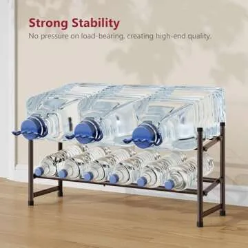 Tajsoon Expandable Shoe Rack for Closet, Adjustable & Stackable