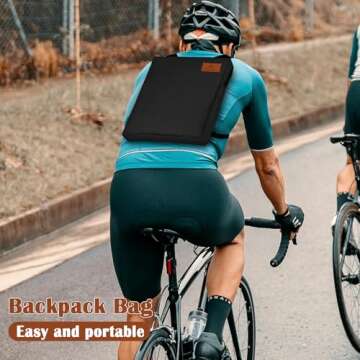 AnYoker Camping Chair, Compact Backpacking Chair, Portable Folding Chair, Beach Chair with Side Pock...