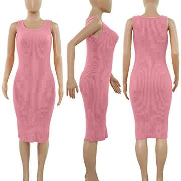 Cupitool Women's Sexy Winter Outfits Two Piece Crop Top Turtleneck Sweater Dress Set Clubwear