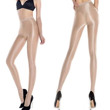 HTRUIYA Women's Shiny 70D Dance Tights for Stunning Style