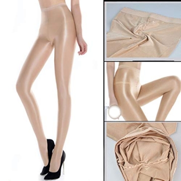 HTRUIYA Women's Shiny 70D Dance Tights for Stunning Style
