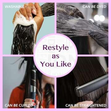 IDN BEAUTY Seamless Clip In Hair Extensions Human Hair, Kinky Curly 16 Inch 110g 7pcs Natural Black Seamless Curly Clip Ins Remy Human Hair Seamless Clip Ins For Black Women PU Weft Invisible Edge