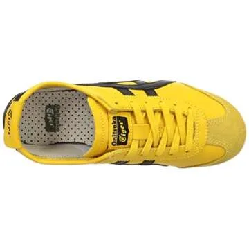 Onitsuka Tiger Unisex Mexico 66 1183C102 (Yellow/Black, US Footwear Size System, Adult, Men, Numeric, Medium, 6)