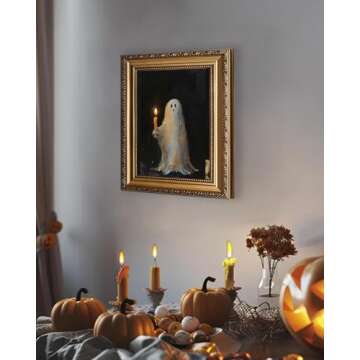 KBKBART vintage wall art- golden frame 2