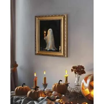 KBKBART vintage wall art- golden frame 2