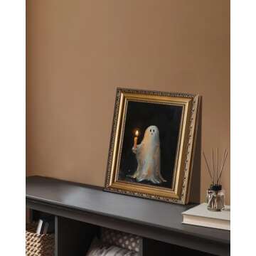 KBKBART vintage wall art- golden frame 2