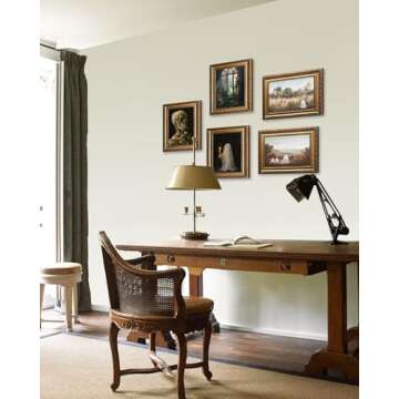 KBKBART vintage wall art- golden frame 2