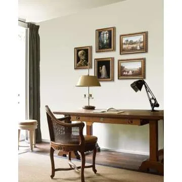 KBKBART vintage wall art- golden frame 2