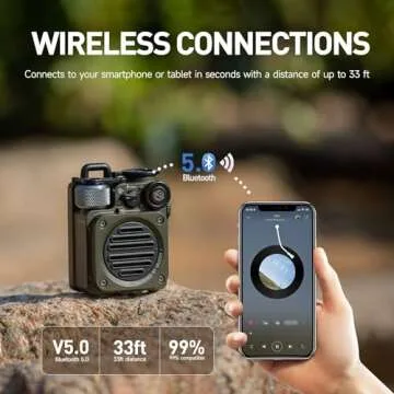 Muzen Mini Bluetooth Speaker - Waterproof, Rugged, and Stylish