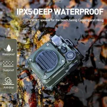 Muzen Mini Bluetooth Speaker - Waterproof, Rugged, and Stylish