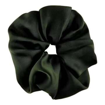 Kristin Ess The Oversized Satin Scrunchie ? Emerald