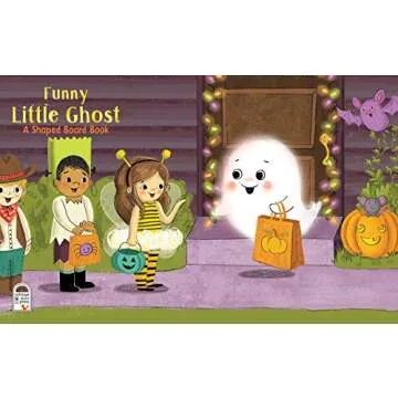 Funny Little Ghost Halloween Board Book for Toddlers