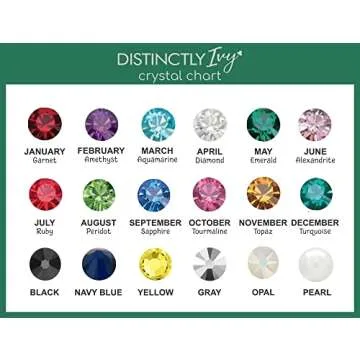 Birthstone Bar Necklace - Choose Crystal Colors, Chain Length, Silver Rose Gold Options - Christmas Mom Gift - DII DGR DBB