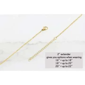 Birthstone Bar Necklace - Choose Crystal Colors, Chain Length, Silver Rose Gold Options - Christmas Mom Gift - DII DGR DBB