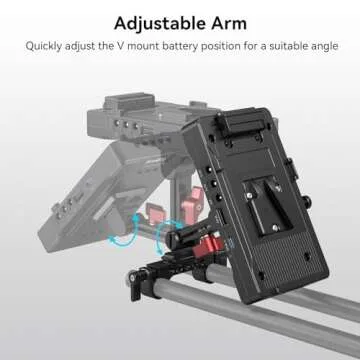 SMALLRIG V Mount Battery Adapter Plate with Fast Charging