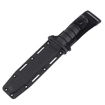 KA-BAR #1213 Black Straight Edge Knife for Outdoor Adventures