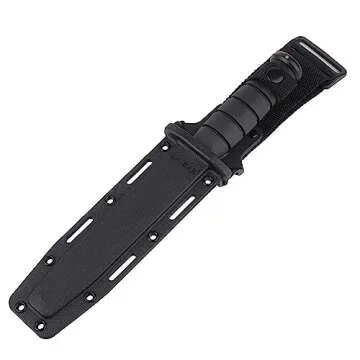 KA-BAR #1213 Black Straight Edge Knife for Outdoor Adventures