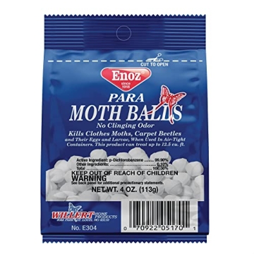 Enoz Para Moth Balls, Effective Against Moths and Beetles