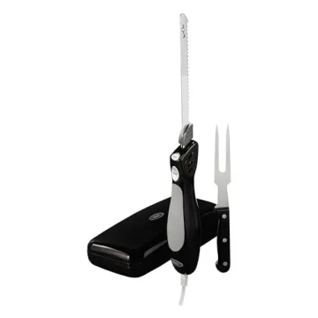 Oster Electric Knife with Carving Fork Compact Storage Case