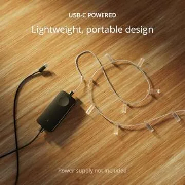 Twinkly Strings USB-C Candle 100 LED, Candle-Shaped LED Light String, RGB Multicolor LED Lights, Val...