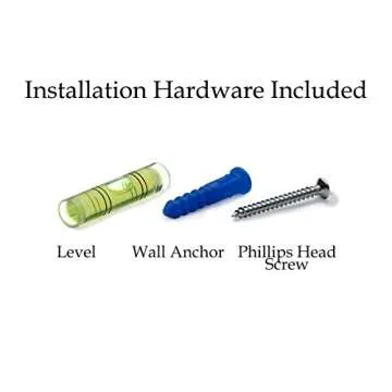 Melannco Floating Wall Shelves for Bedroom, Living Room, Bathroom, Kitchen, Nursery, Set of 4, Black, 4 Count