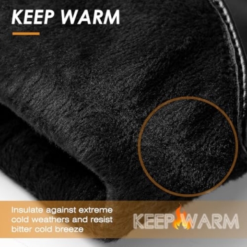 Chic Leather Gloves for Women - Touchscreen & Warm Winter Wear
