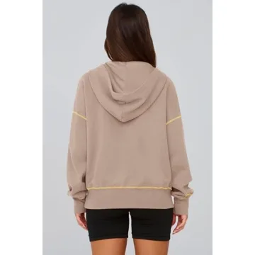 Stylish PRETTYGARDEN Women's Hooded Sweatshirt for Comfort