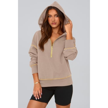 Stylish PRETTYGARDEN Women's Hooded Sweatshirt for Comfort