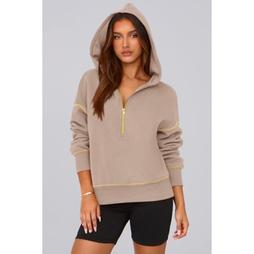 Stylish PRETTYGARDEN Women's Hooded Sweatshirt for Comfort