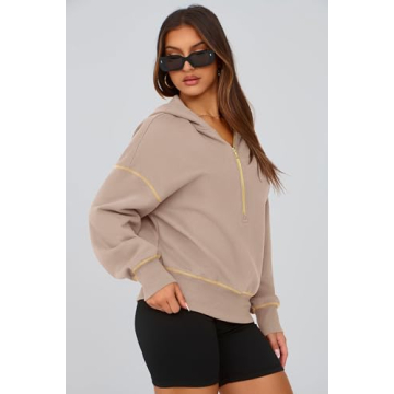 Stylish PRETTYGARDEN Women's Hooded Sweatshirt for Comfort