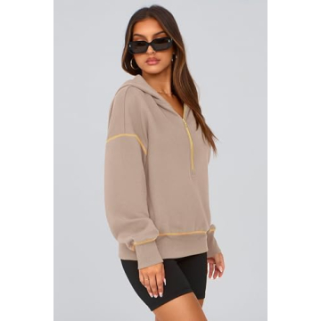 Stylish PRETTYGARDEN Women's Hooded Sweatshirt for Comfort