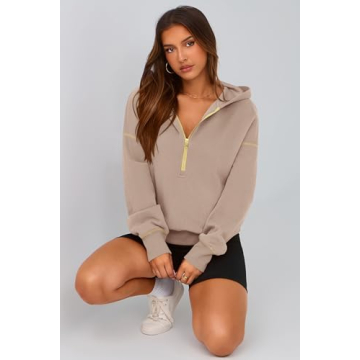 Stylish PRETTYGARDEN Women's Hooded Sweatshirt for Comfort