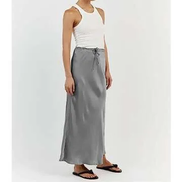 Trendy Meladyan A-Line Maxi Skirt for Women - Wear Anywhere!