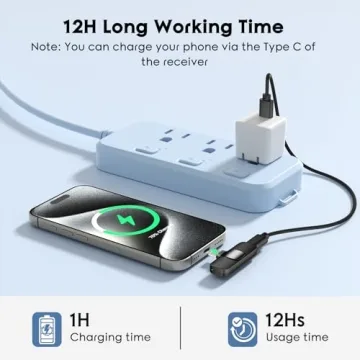 Wireless Lavalier Microphone for iPhone 15 & Android