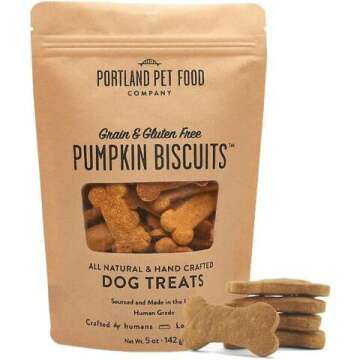 Portland Pet Food Co. Grain-Free Pumpkin Dog Treats - 5 oz