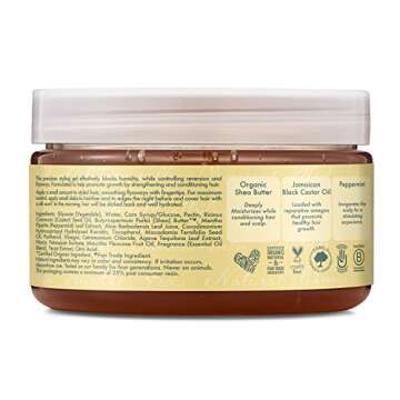 SheaMoisture 4 oz Jamaican Black Castor Oil Strengthen, Grow & Restore Edge Treatment
