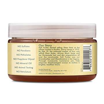 SheaMoisture 4 oz Jamaican Black Castor Oil Strengthen, Grow & Restore Edge Treatment