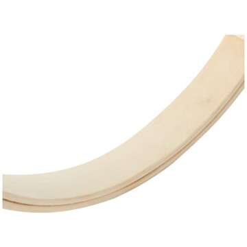 12-Inch Round Wood Quilt Hoop for Comfortable Quilting