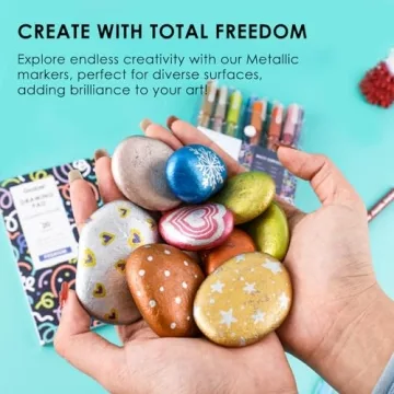 Grabie Acrylic Paint Pens, Acrylic Paint Markers, 18 Colors, 0.7 mm, Extra Fine Tip Paint Markers, Premium Paint Pens for Painting on Various Surface, Acrylic Paint Set, Art Supplies for Acrylic Paint