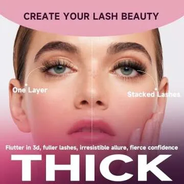 Mayhug 3D Lash Extensions Cluster Lashes for Effortless Glam