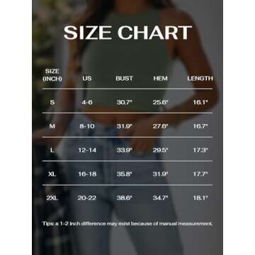 REORIA Women's Sexy Sleeveless High Neck Racerback Cropped Tank Tops Cute Teen Girls Halter Neck Crop Tops Vest Olive Green Small