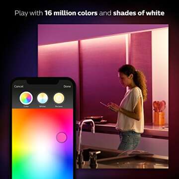 Philips Hue Dimmable Color LightStrip for Smart Homes