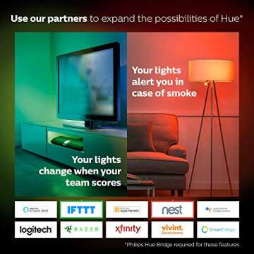 Philips Hue Dimmable Color LightStrip for Smart Homes