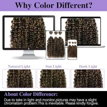 Liqusee Water Wave Curly 1B/30 Human Braiding Hair 100g One Bundle/Pack Bulk Human Hair for Braiding No Weft Micro Human Hair Braiding Hair Wet and Wave for Boho Braids (20 inch, Water Wave 1B/30)