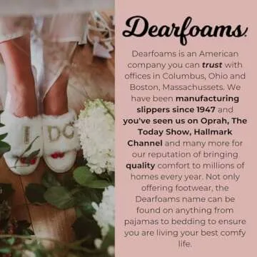 Dearfoams Cozy Mama Bear Slippers - Perfect Gift for Moms